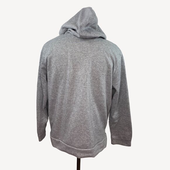 One Punch Man Anime Unisex Gray Hooded Sweatshirt "OK." Face Print - Picture 6 of 10